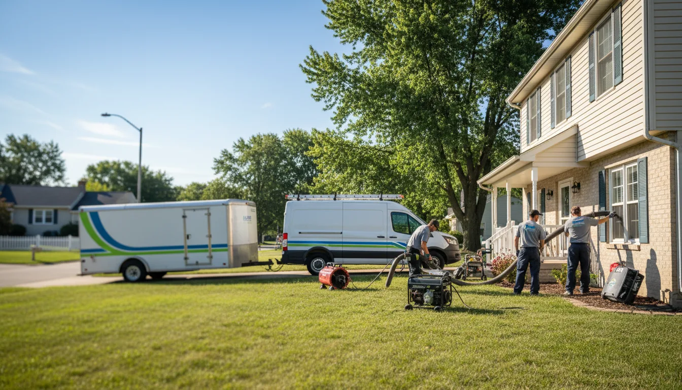 Flooded Basement Restoration And Cleanup With Repair in Cutler, OH near me